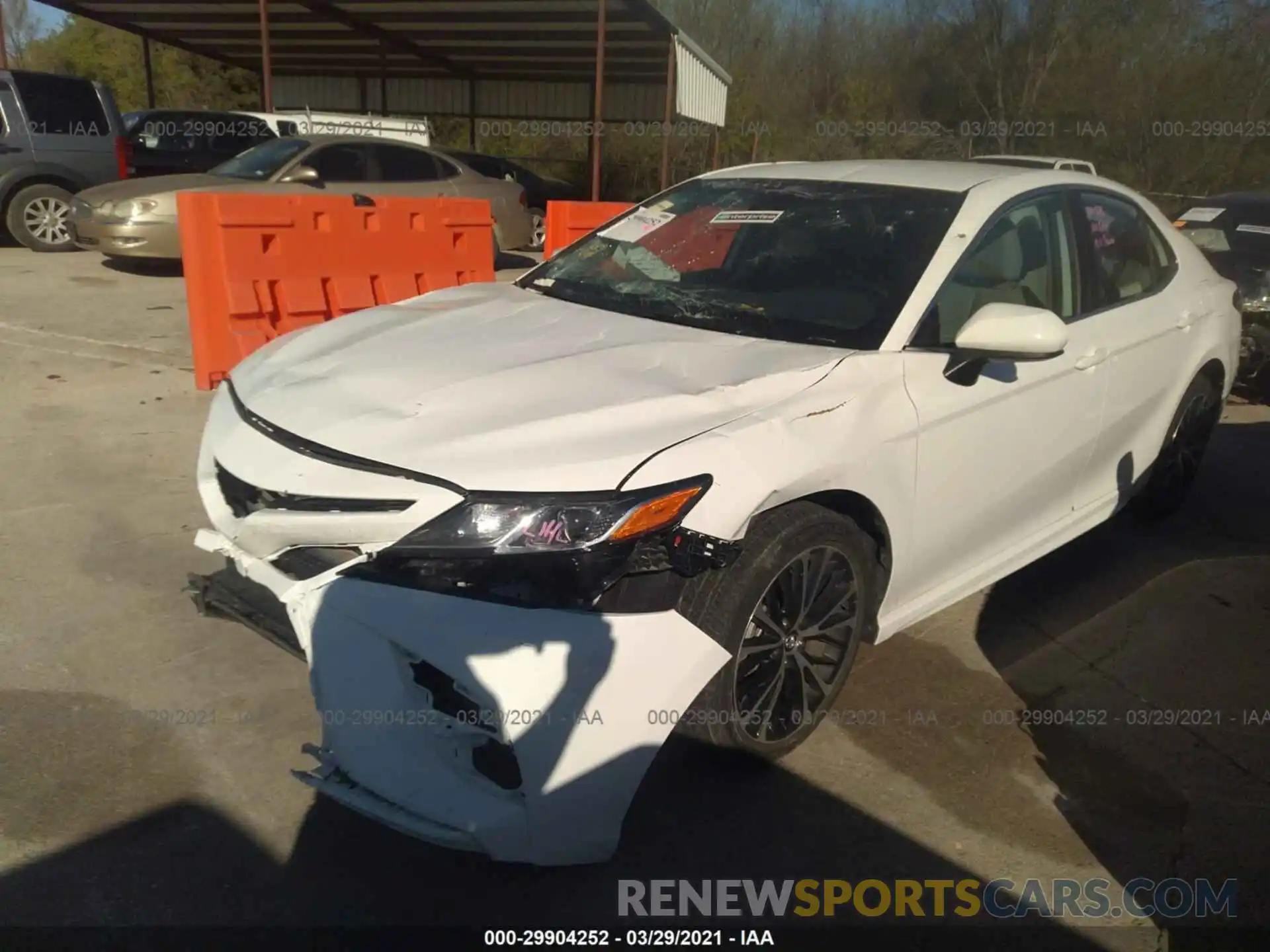 2 Photograph of a damaged car 4T1G11AK6LU345057 TOYOTA CAMRY 2020