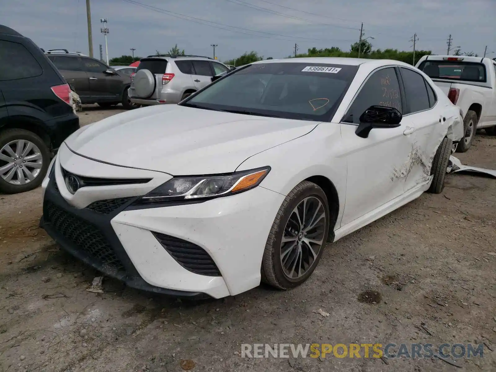 2 Photograph of a damaged car 4T1G11AK6LU345866 TOYOTA CAMRY 2020