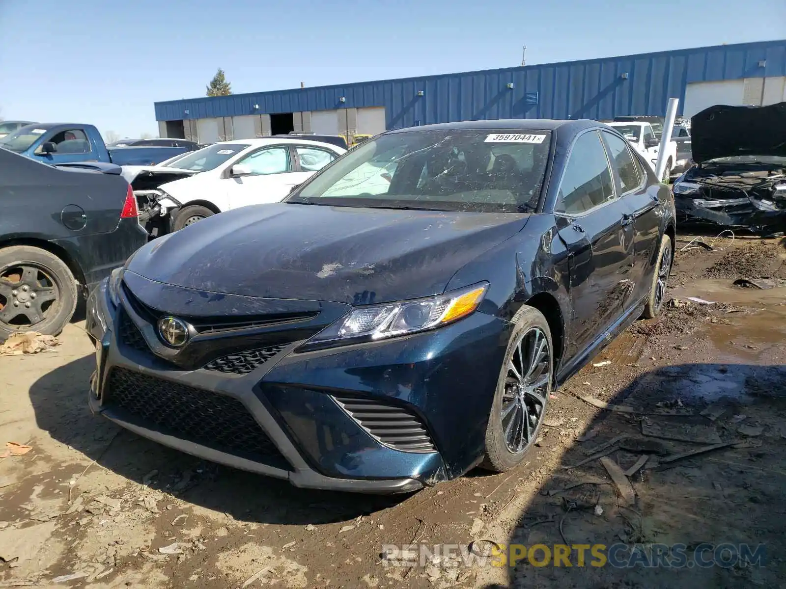 2 Photograph of a damaged car 4T1G11AK6LU353367 TOYOTA CAMRY 2020