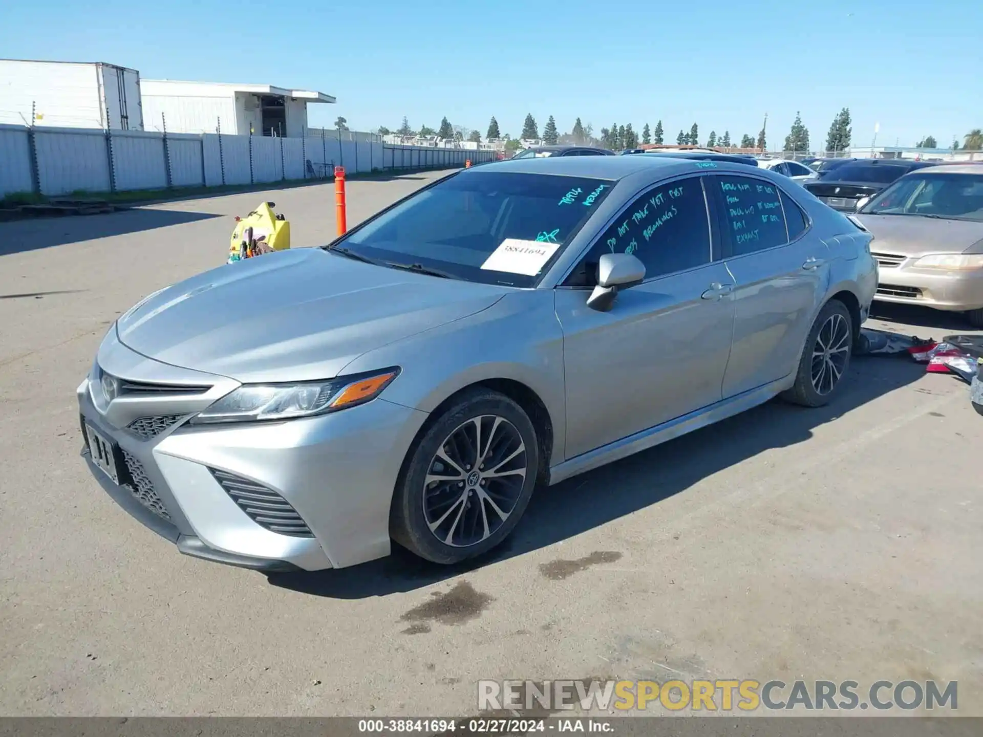 2 Photograph of a damaged car 4T1G11AK6LU355927 TOYOTA CAMRY 2020