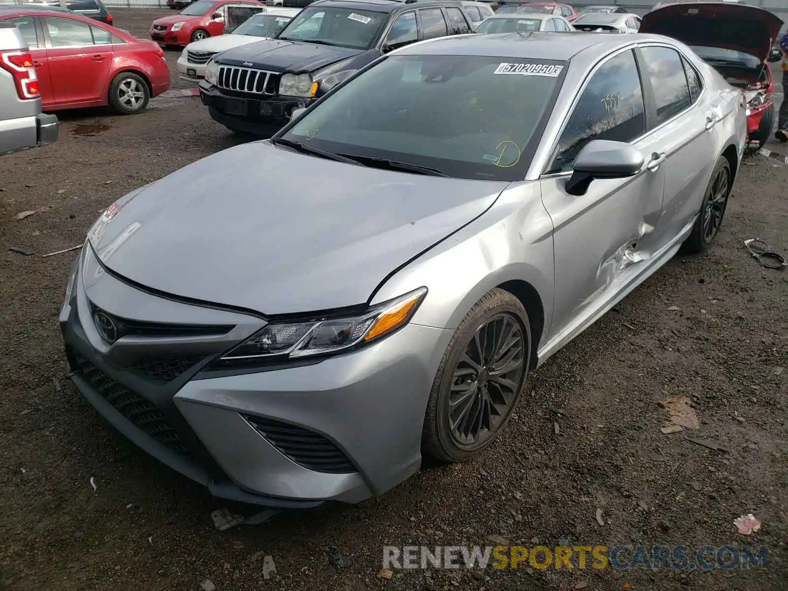 2 Photograph of a damaged car 4T1G11AK6LU364112 TOYOTA CAMRY 2020