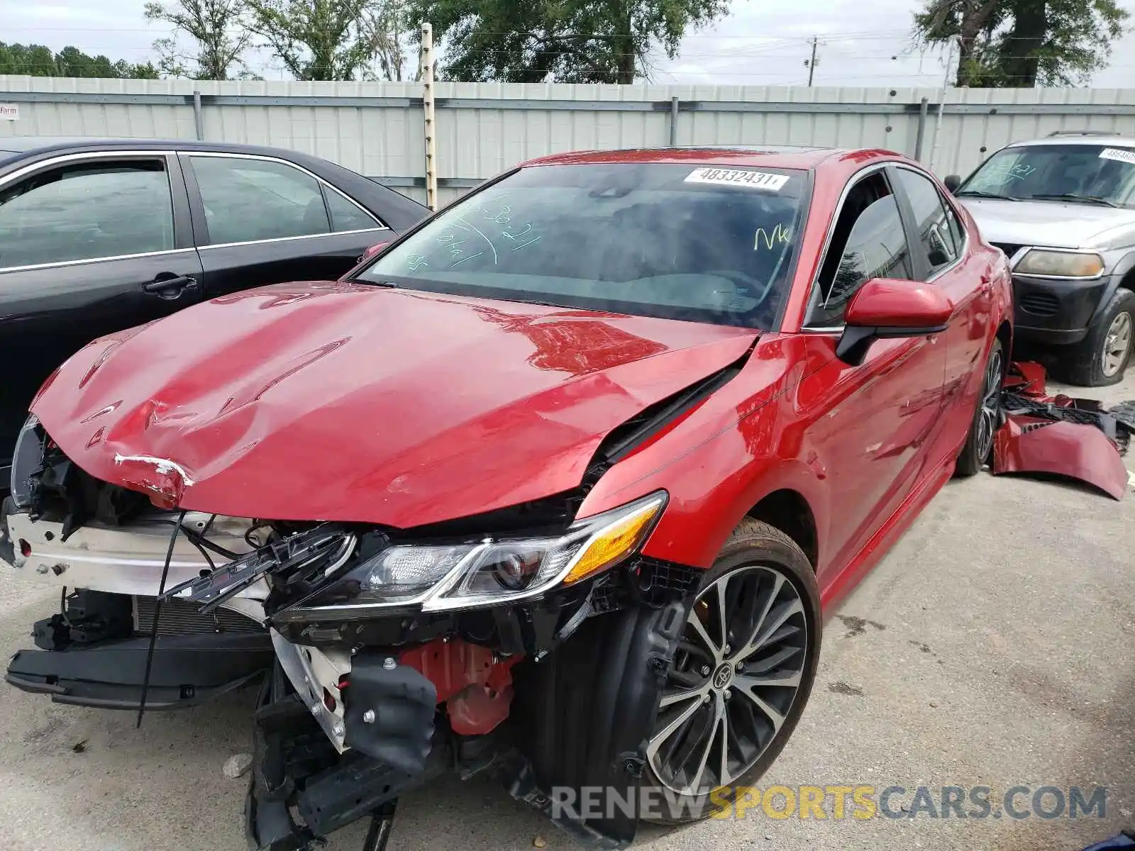 2 Photograph of a damaged car 4T1G11AK6LU372677 TOYOTA CAMRY 2020