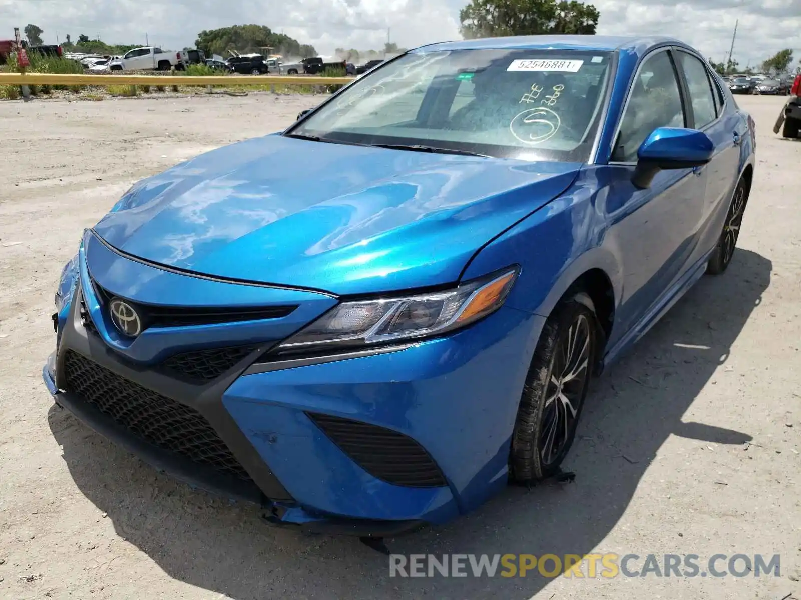 2 Photograph of a damaged car 4T1G11AK6LU383842 TOYOTA CAMRY 2020