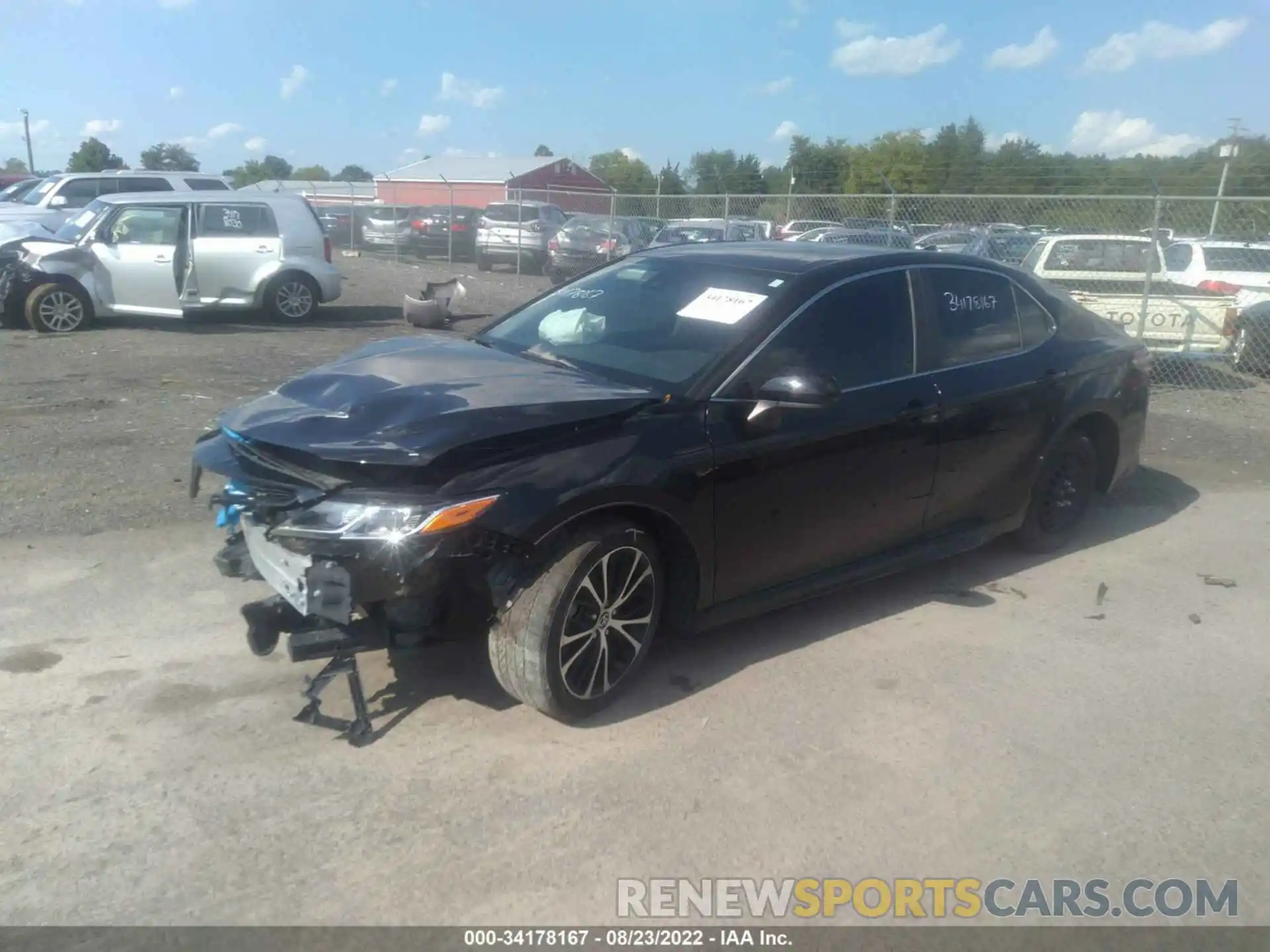 2 Photograph of a damaged car 4T1G11AK6LU392637 TOYOTA CAMRY 2020