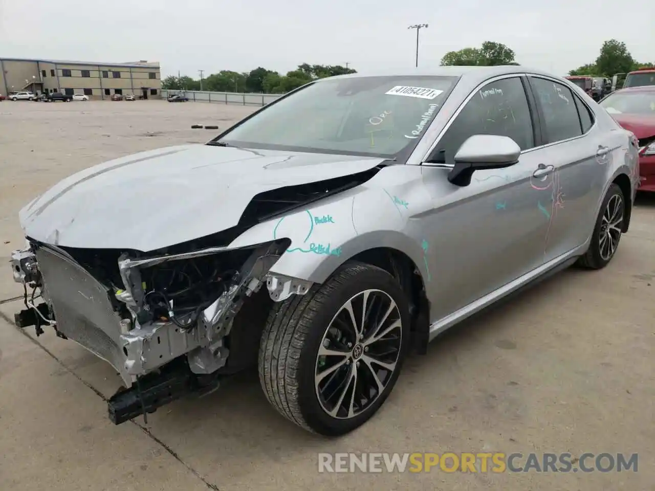 2 Photograph of a damaged car 4T1G11AK6LU506961 TOYOTA CAMRY 2020