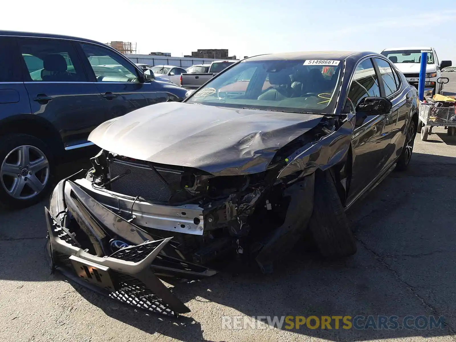 2 Photograph of a damaged car 4T1G11AK6LU509438 TOYOTA CAMRY 2020