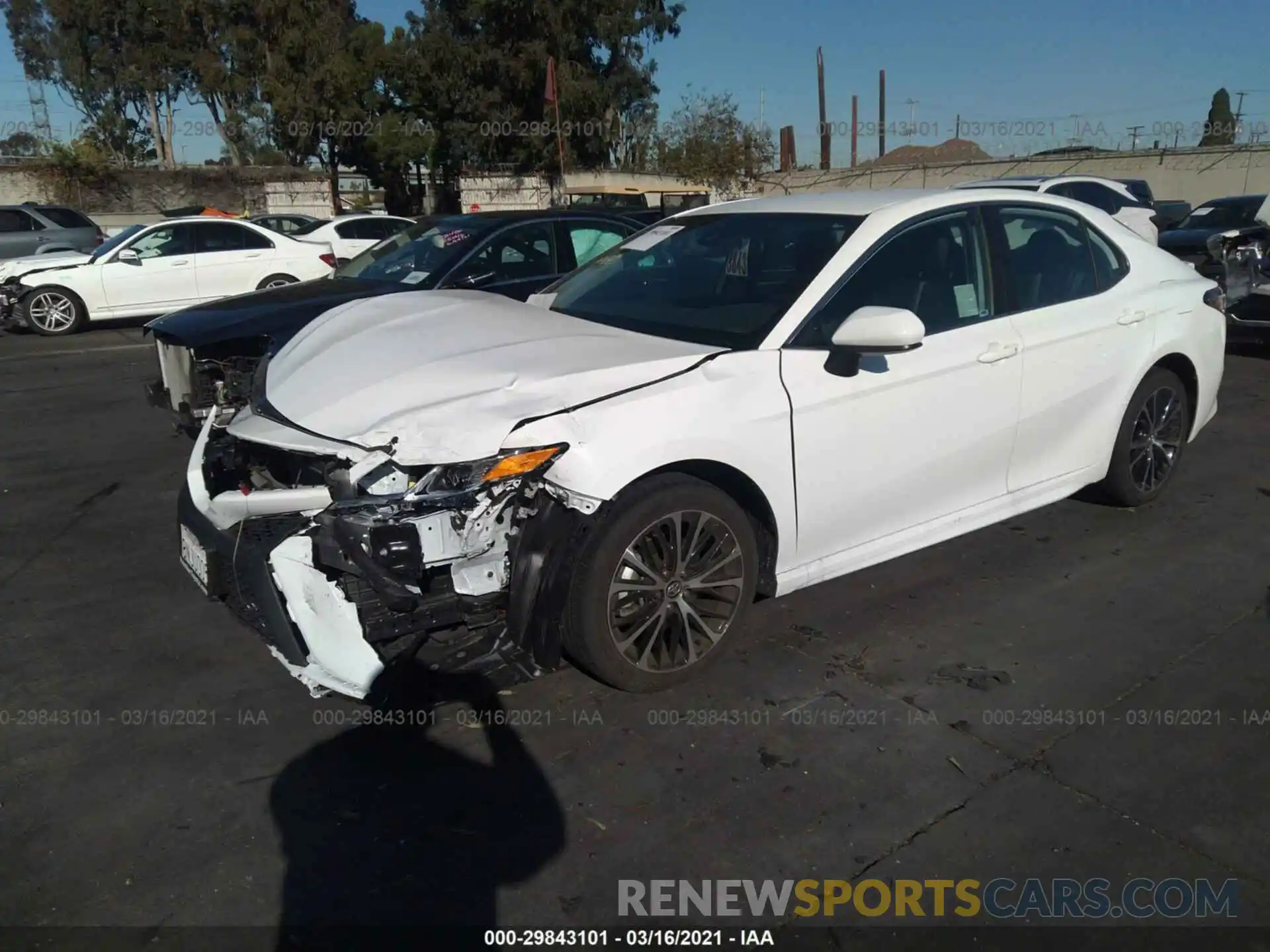 2 Photograph of a damaged car 4T1G11AK6LU880681 TOYOTA CAMRY 2020