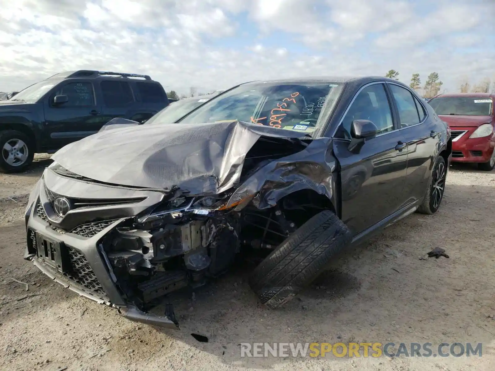 2 Photograph of a damaged car 4T1G11AK6LU888358 TOYOTA CAMRY 2020