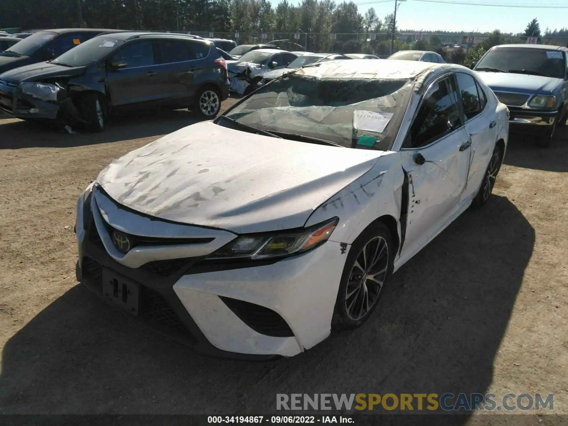 2 Photograph of a damaged car 4T1G11AK6LU891907 TOYOTA CAMRY 2020