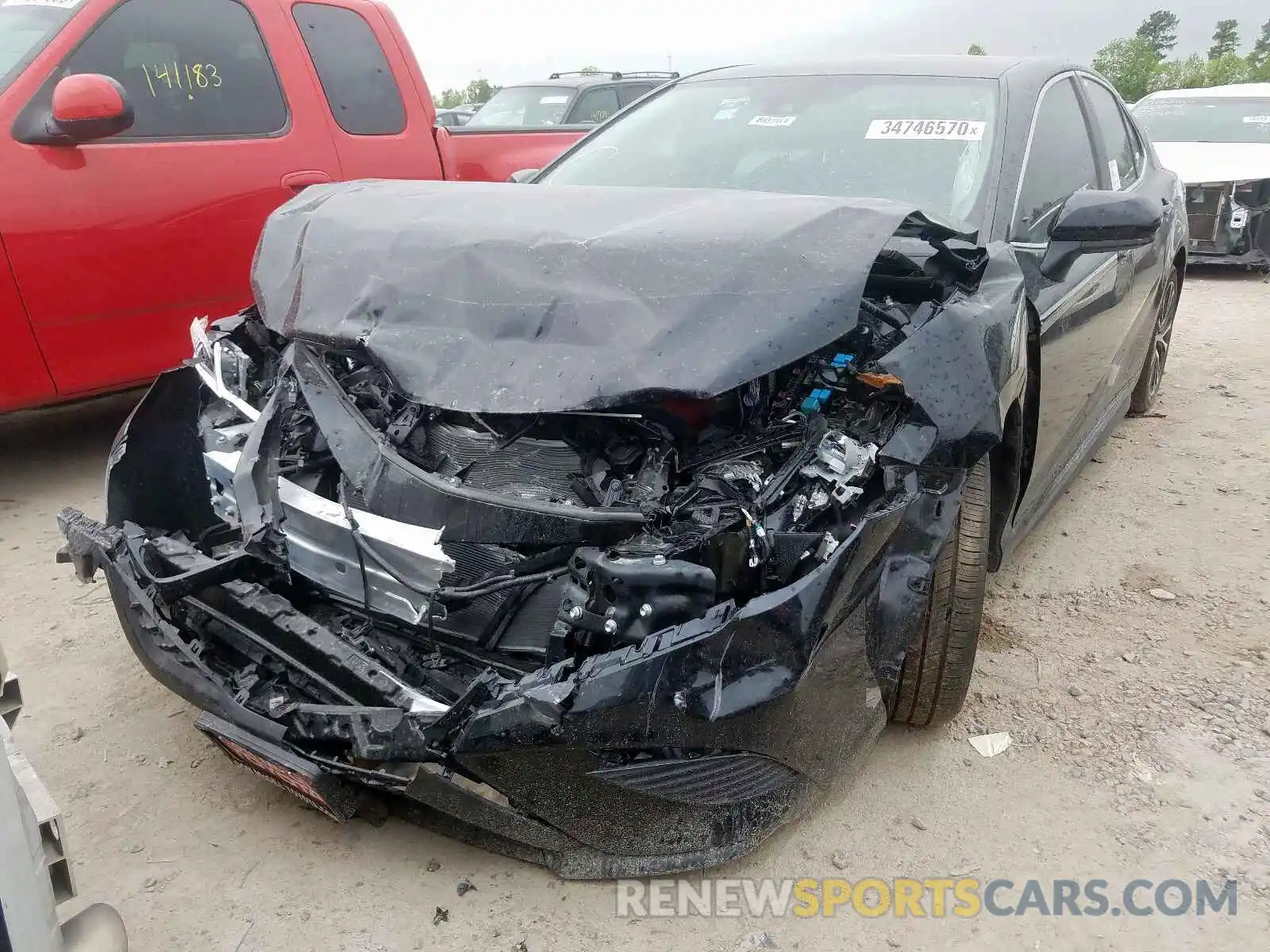 2 Photograph of a damaged car 4T1G11AK6LU899604 TOYOTA CAMRY 2020