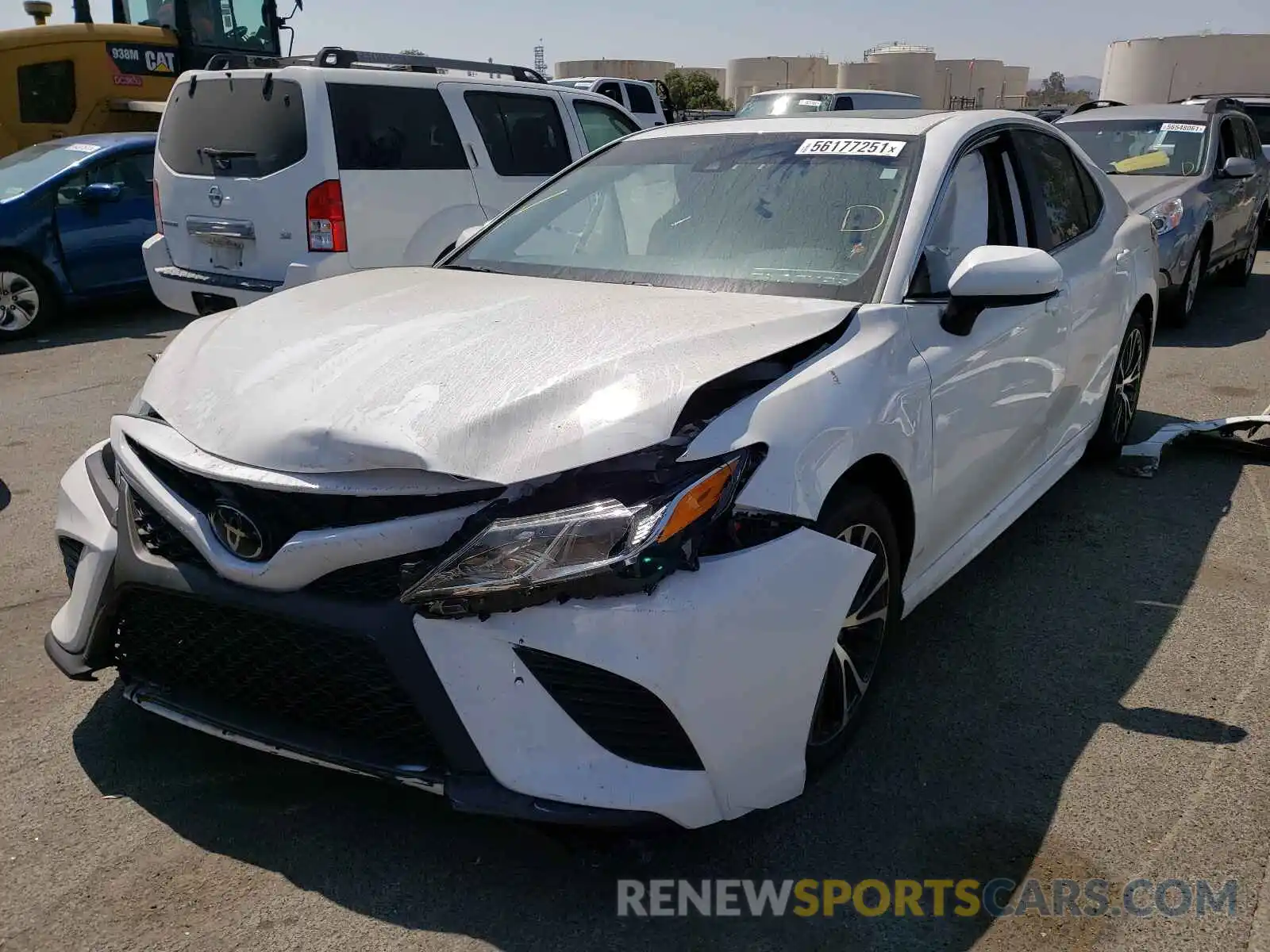 2 Photograph of a damaged car 4T1G11AK6LU908804 TOYOTA CAMRY 2020