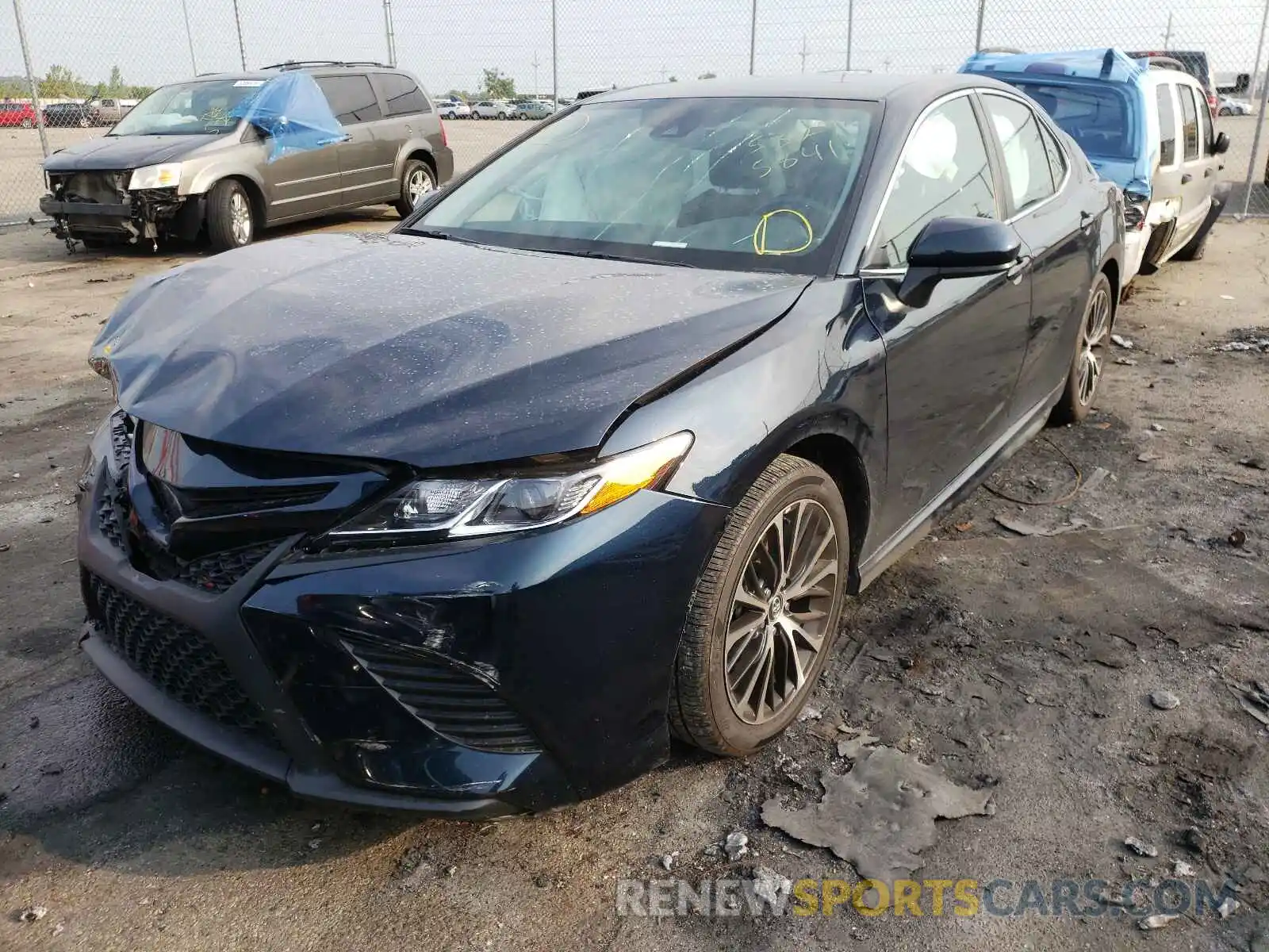 2 Photograph of a damaged car 4T1G11AK6LU910553 TOYOTA CAMRY 2020