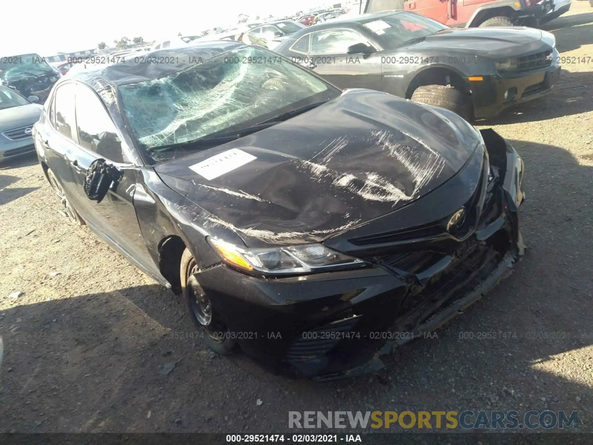 1 Photograph of a damaged car 4T1G11AK6LU914280 TOYOTA CAMRY 2020