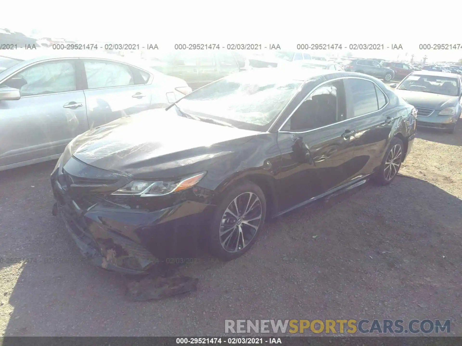 2 Photograph of a damaged car 4T1G11AK6LU914280 TOYOTA CAMRY 2020