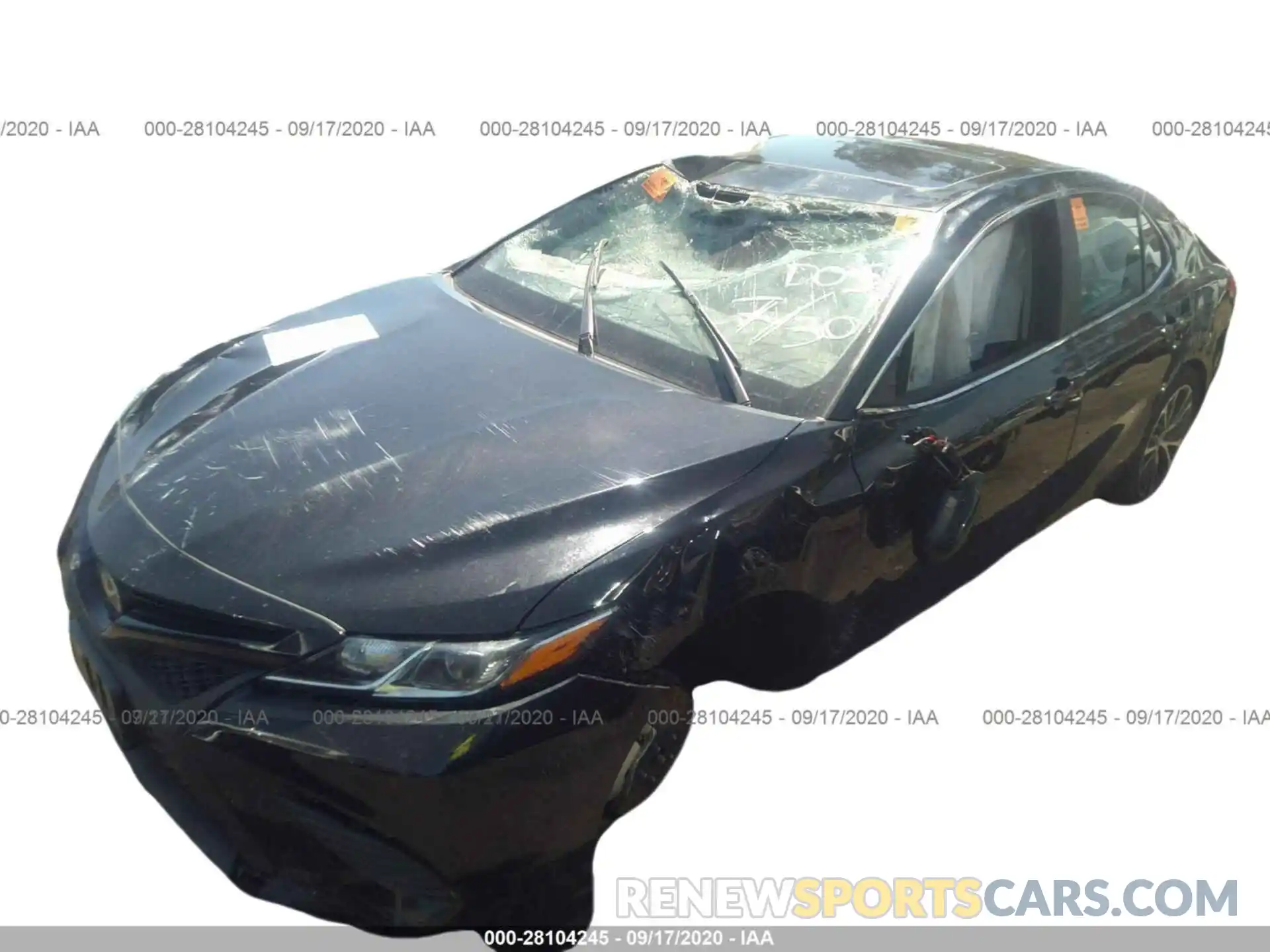 2 Photograph of a damaged car 4T1G11AK6LU915171 TOYOTA CAMRY 2020