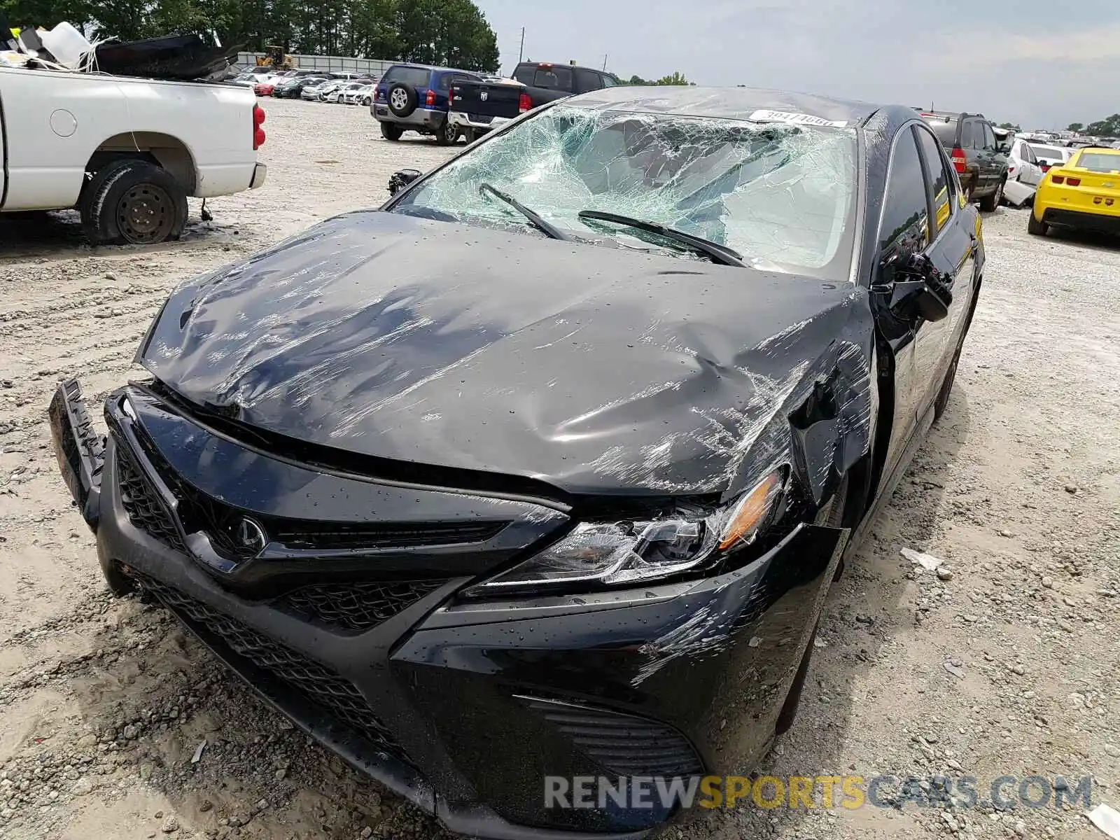 2 Photograph of a damaged car 4T1G11AK6LU916448 TOYOTA CAMRY 2020