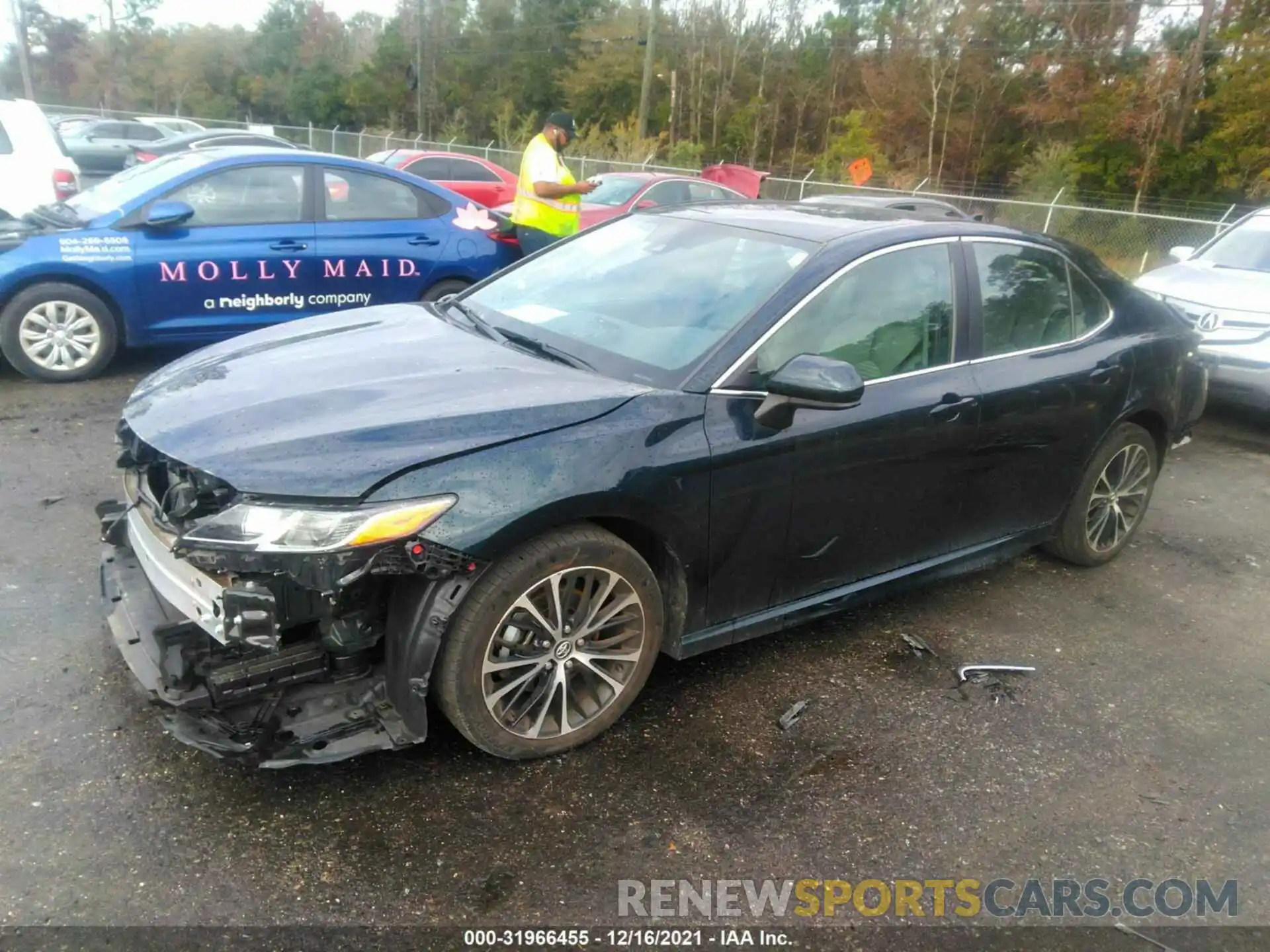 2 Photograph of a damaged car 4T1G11AK6LU916501 TOYOTA CAMRY 2020