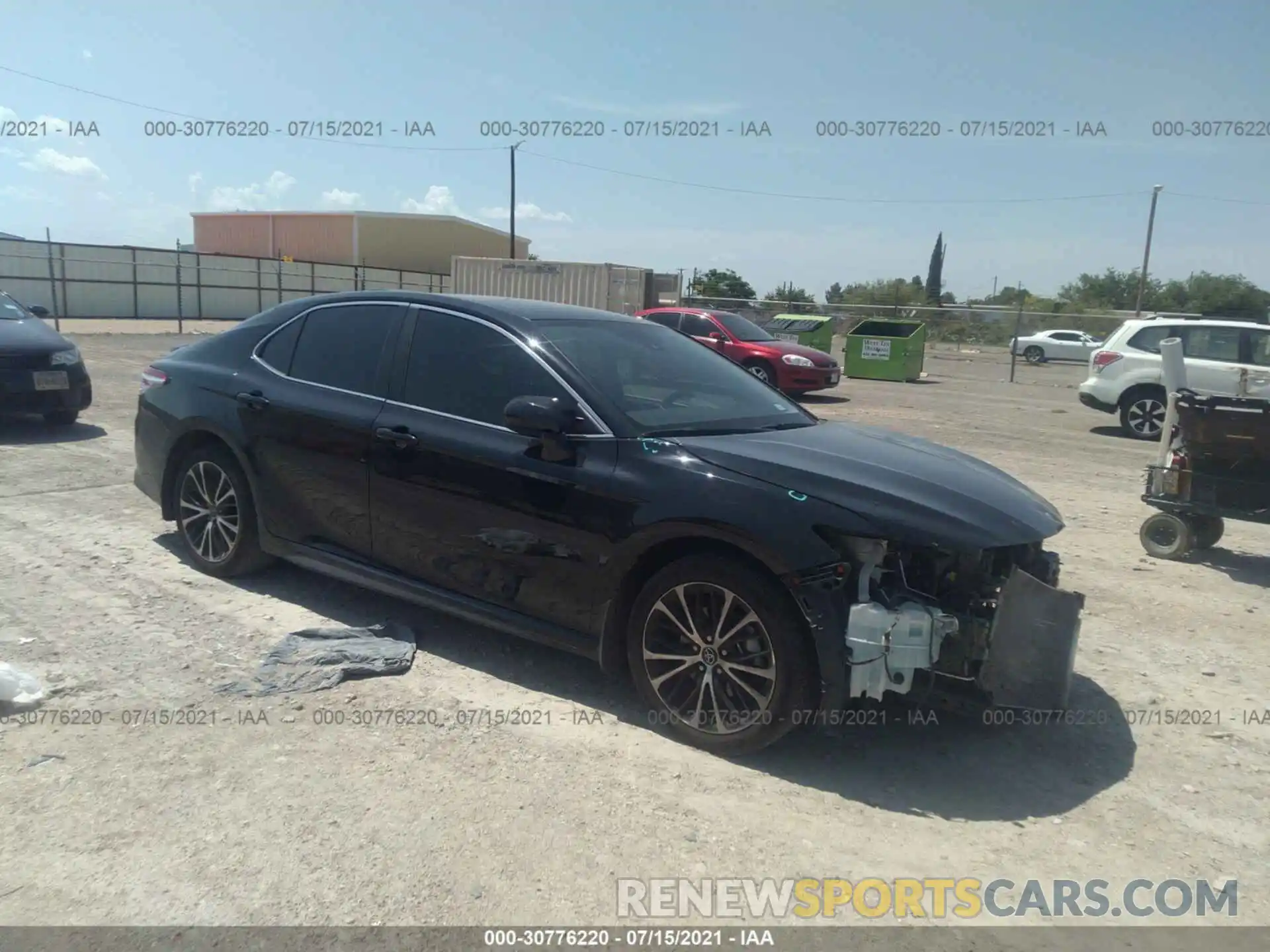 1 Photograph of a damaged car 4T1G11AK6LU920158 TOYOTA CAMRY 2020