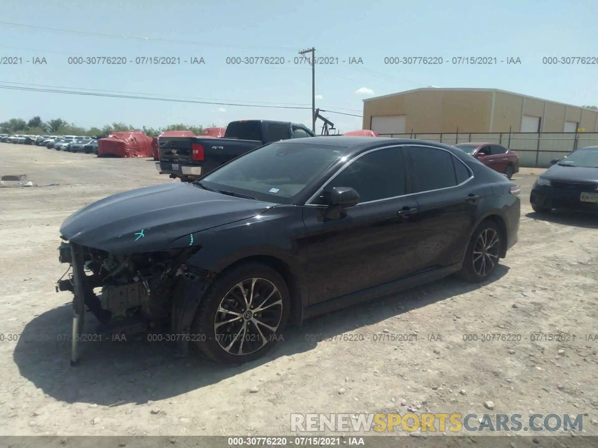 2 Photograph of a damaged car 4T1G11AK6LU920158 TOYOTA CAMRY 2020