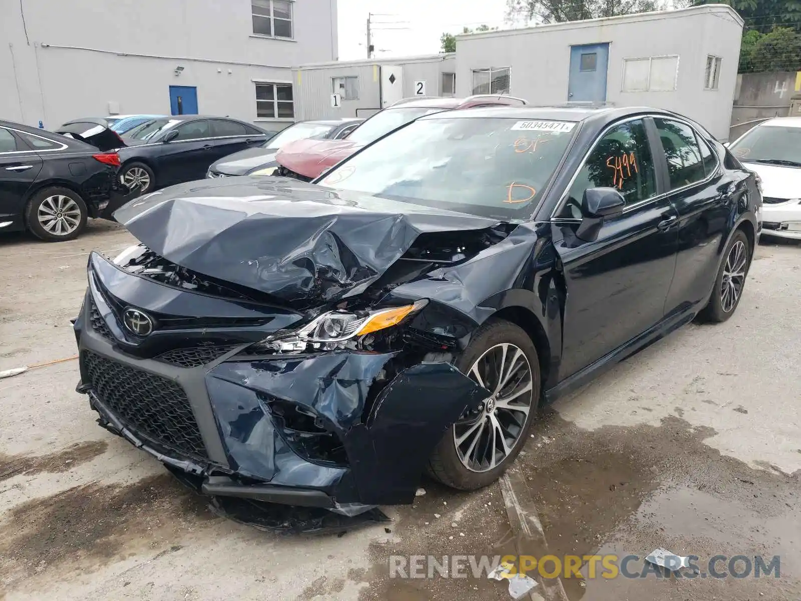 2 Photograph of a damaged car 4T1G11AK6LU922086 TOYOTA CAMRY 2020