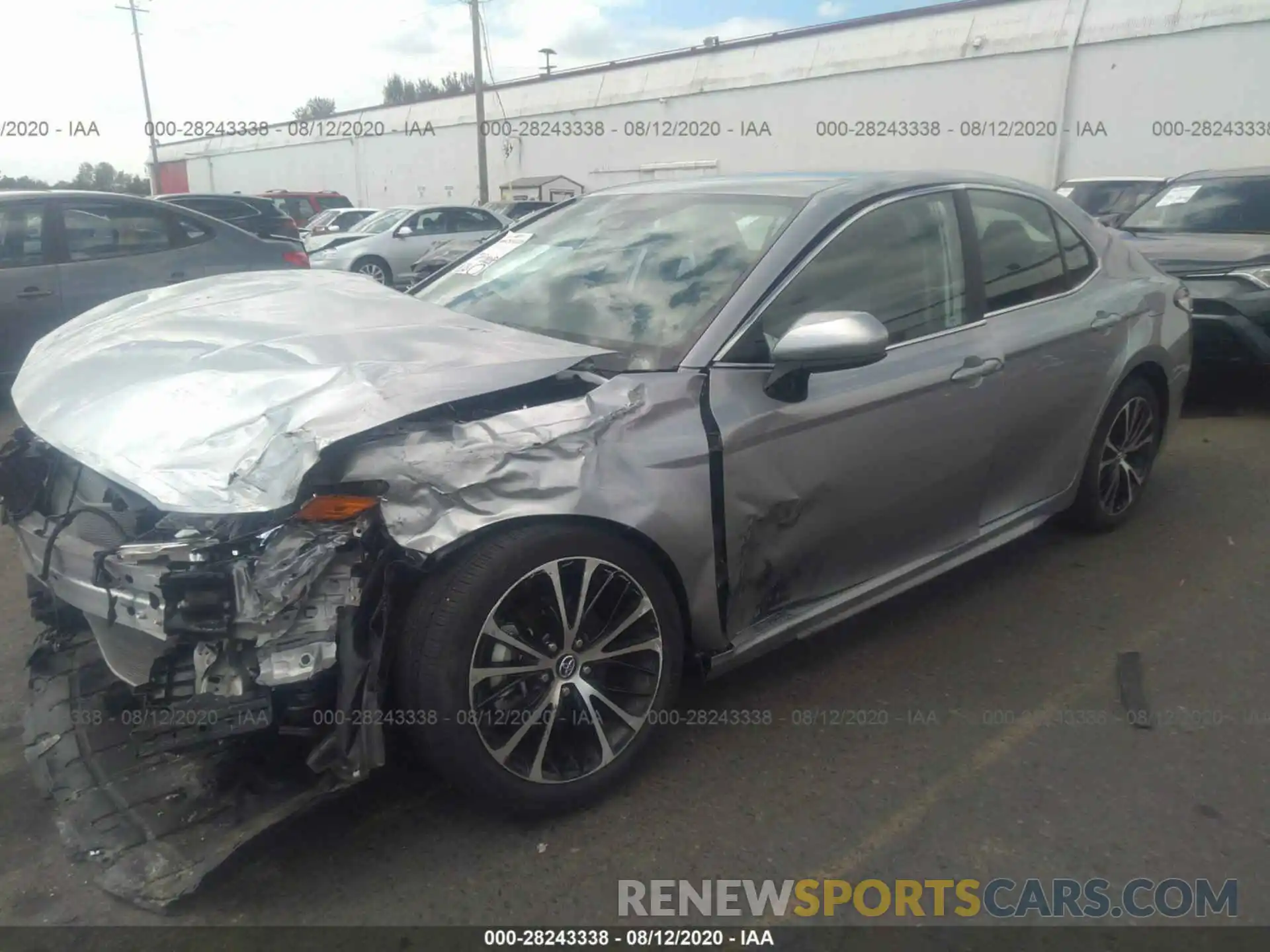 2 Photograph of a damaged car 4T1G11AK6LU922962 TOYOTA CAMRY 2020