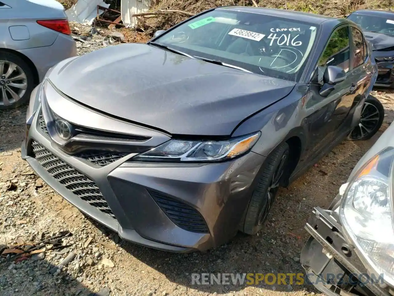 2 Photograph of a damaged car 4T1G11AK6LU924016 TOYOTA CAMRY 2020