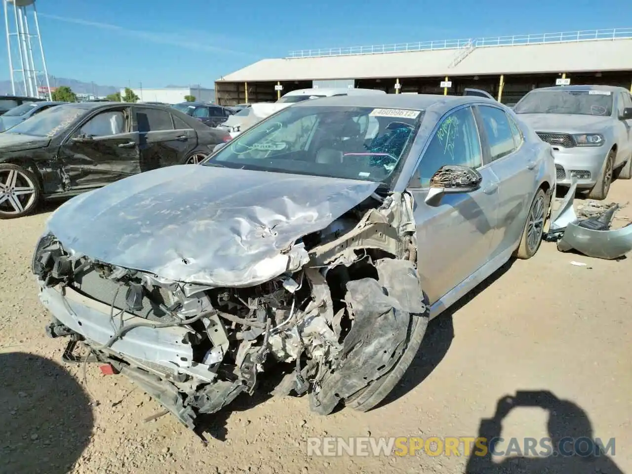 2 Photograph of a damaged car 4T1G11AK6LU929796 TOYOTA CAMRY 2020