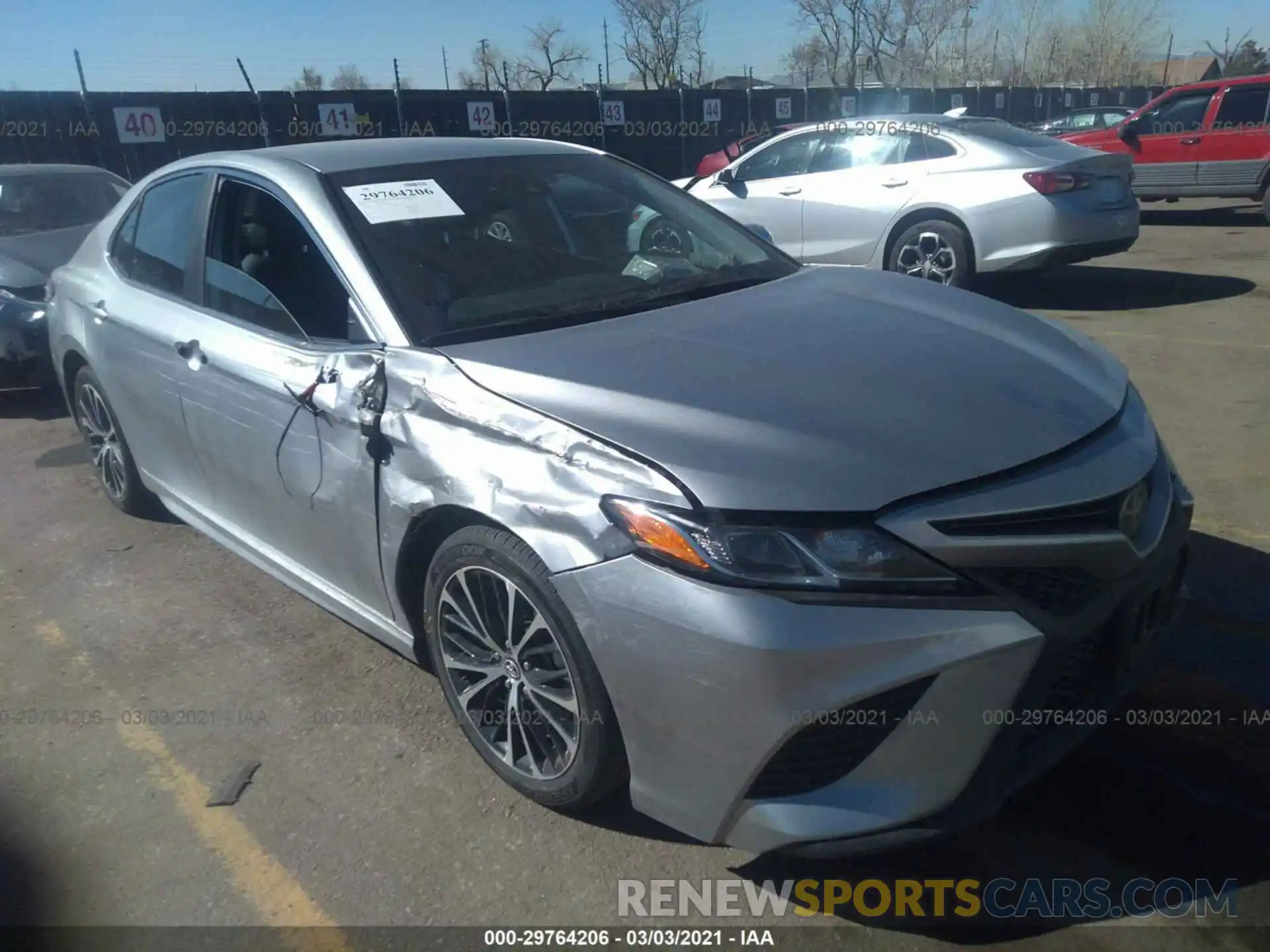 1 Photograph of a damaged car 4T1G11AK6LU930298 TOYOTA CAMRY 2020