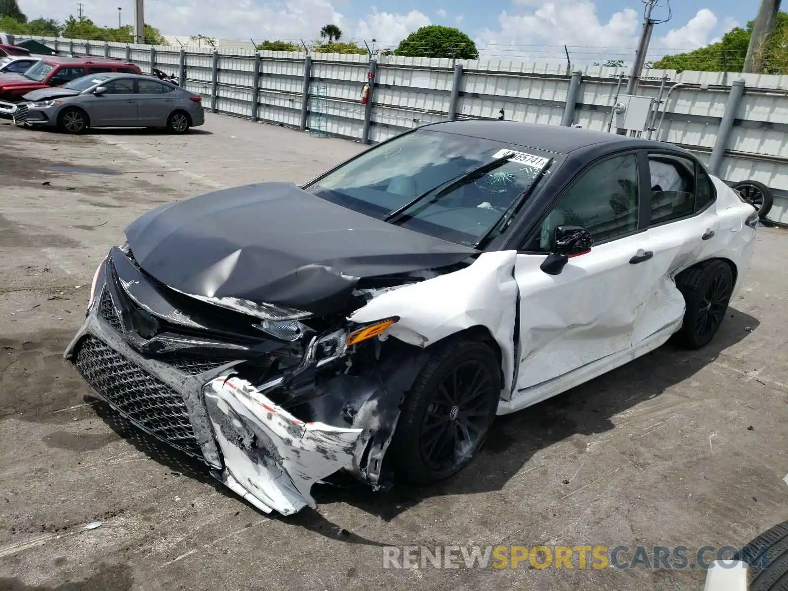 2 Photograph of a damaged car 4T1G11AK6LU937137 TOYOTA CAMRY 2020