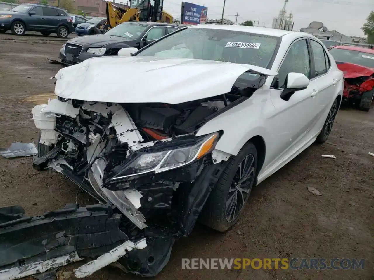 2 Photograph of a damaged car 4T1G11AK6LU943956 TOYOTA CAMRY 2020