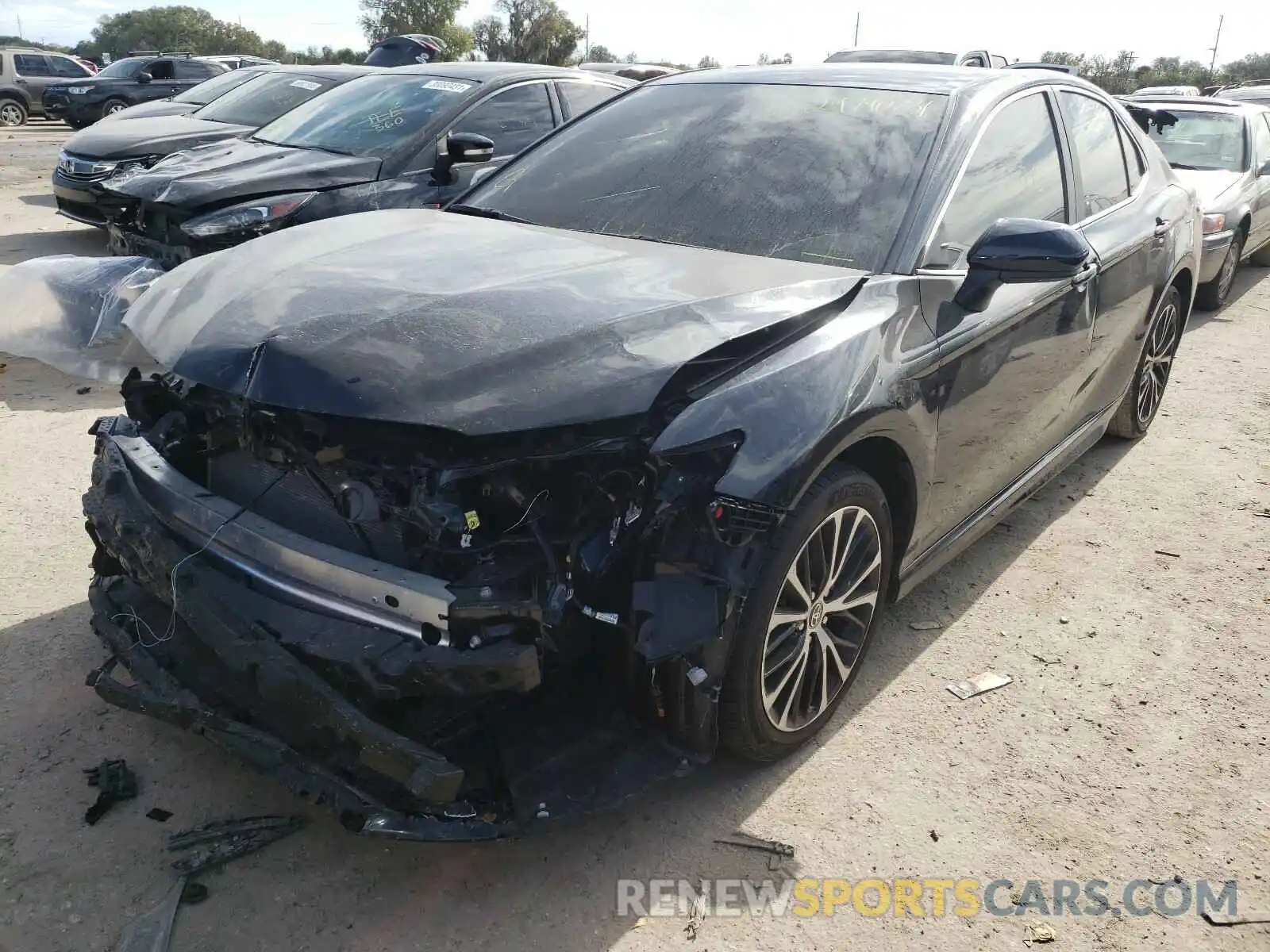 2 Photograph of a damaged car 4T1G11AK6LU952415 TOYOTA CAMRY 2020