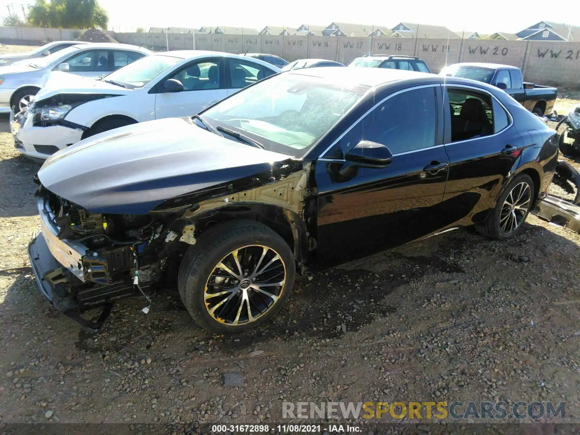 2 Photograph of a damaged car 4T1G11AK6LU954701 TOYOTA CAMRY 2020