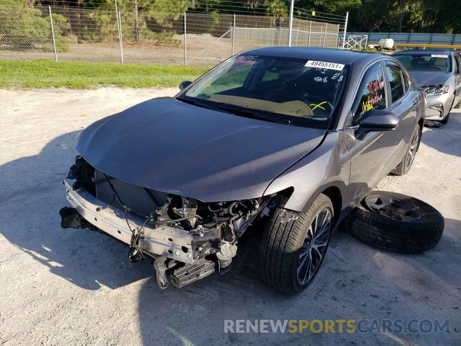 2 Photograph of a damaged car 4T1G11AK6LU963317 TOYOTA CAMRY 2020