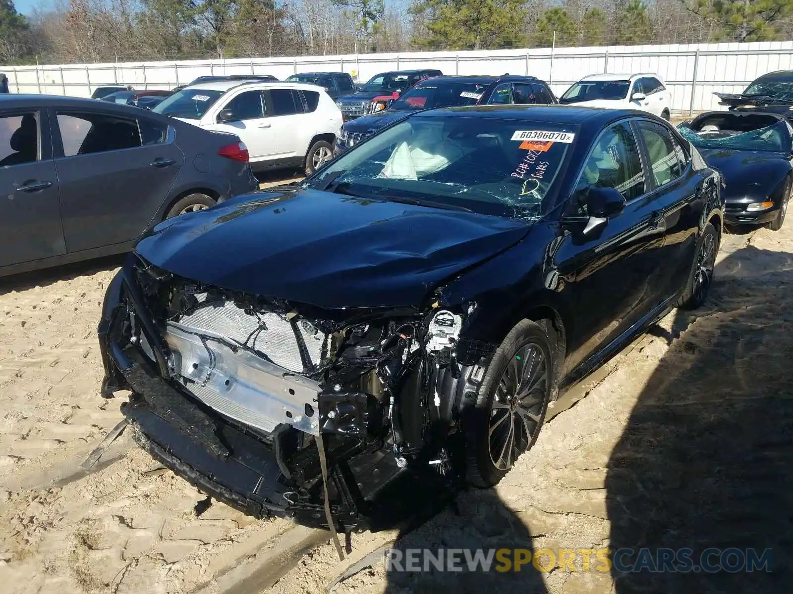 2 Photograph of a damaged car 4T1G11AK6LU980571 TOYOTA CAMRY 2020