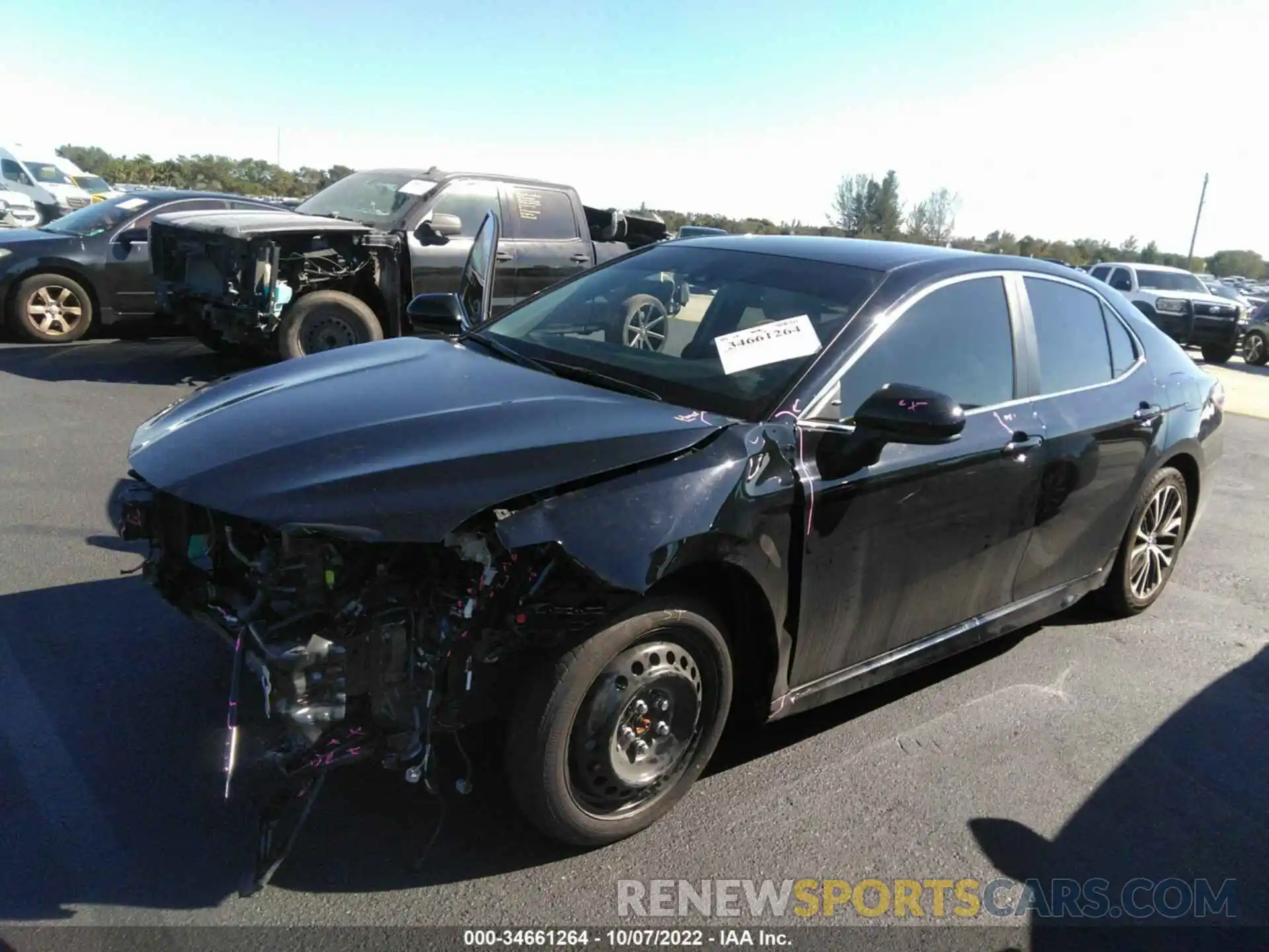 2 Photograph of a damaged car 4T1G11AK6LU983079 TOYOTA CAMRY 2020