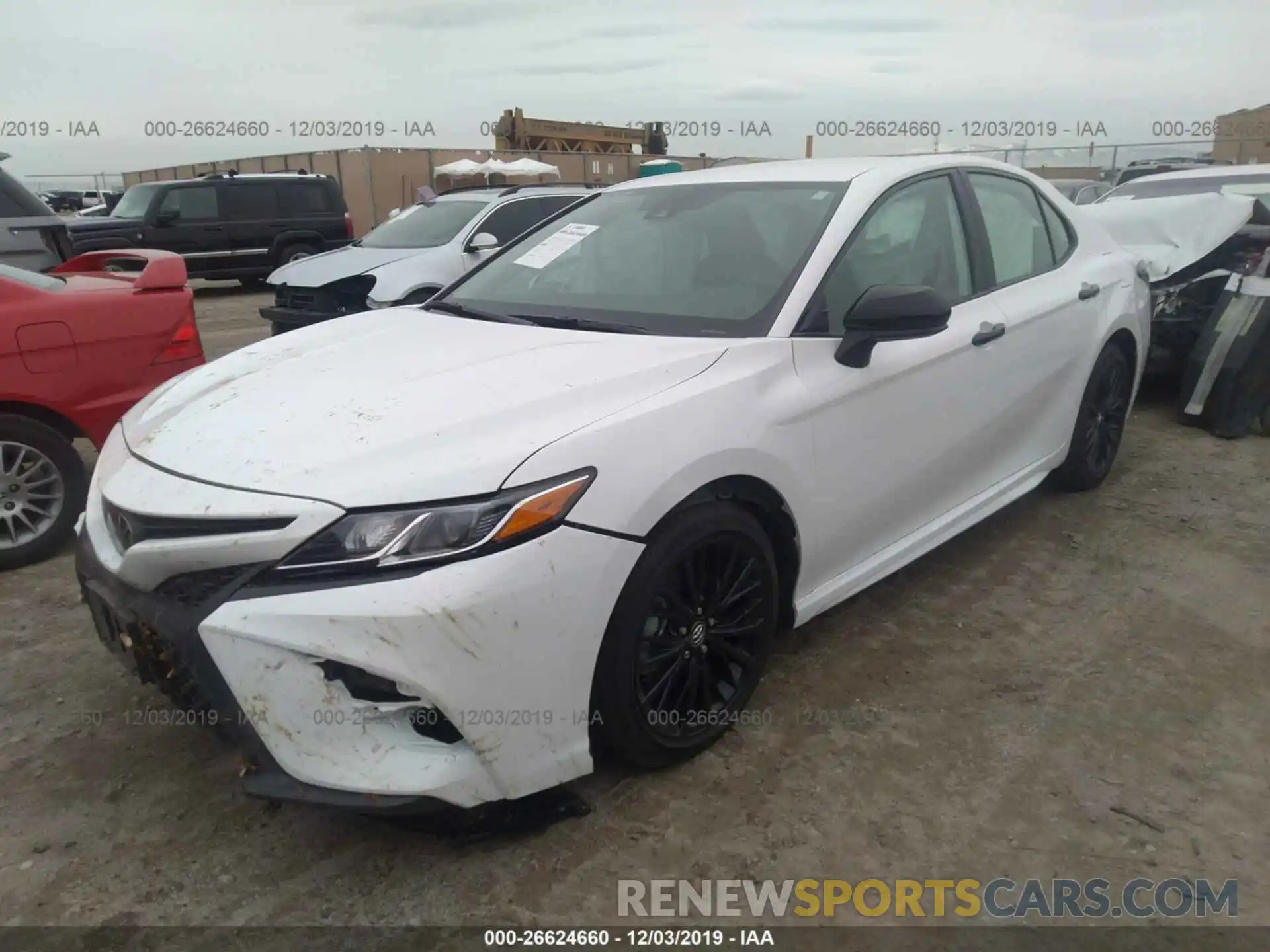 2 Photograph of a damaged car 4T1G11AK7LU303271 TOYOTA CAMRY 2020