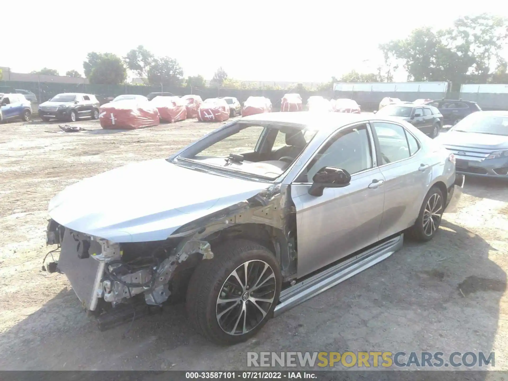 2 Photograph of a damaged car 4T1G11AK7LU303383 TOYOTA CAMRY 2020