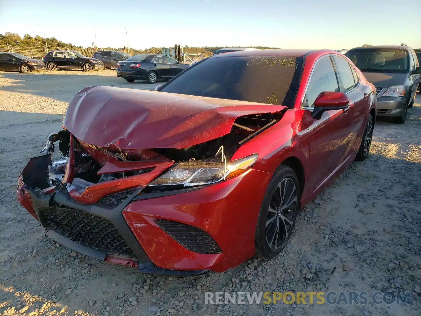 2 Photograph of a damaged car 4T1G11AK7LU305845 TOYOTA CAMRY 2020