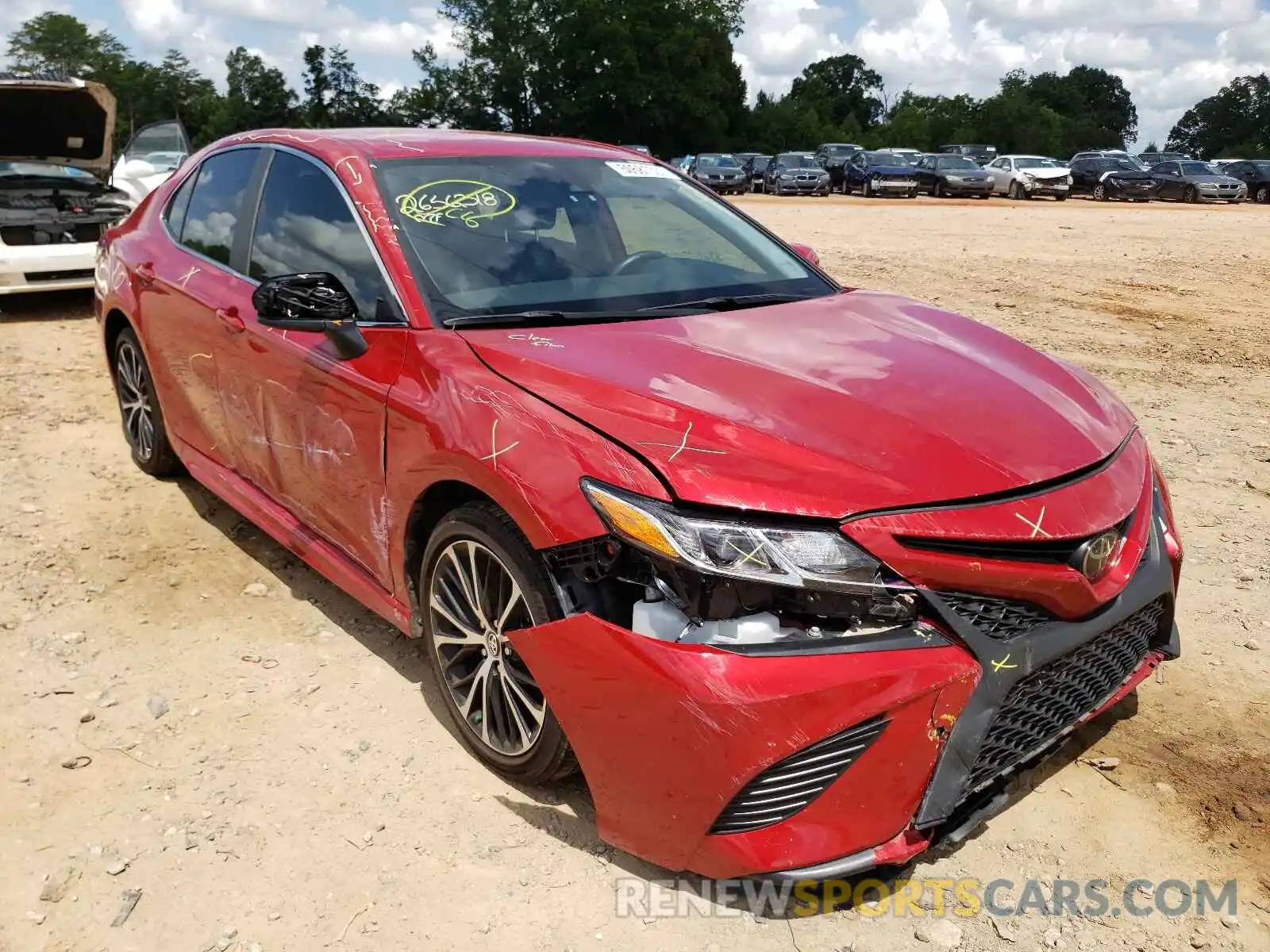 1 Photograph of a damaged car 4T1G11AK7LU305893 TOYOTA CAMRY 2020