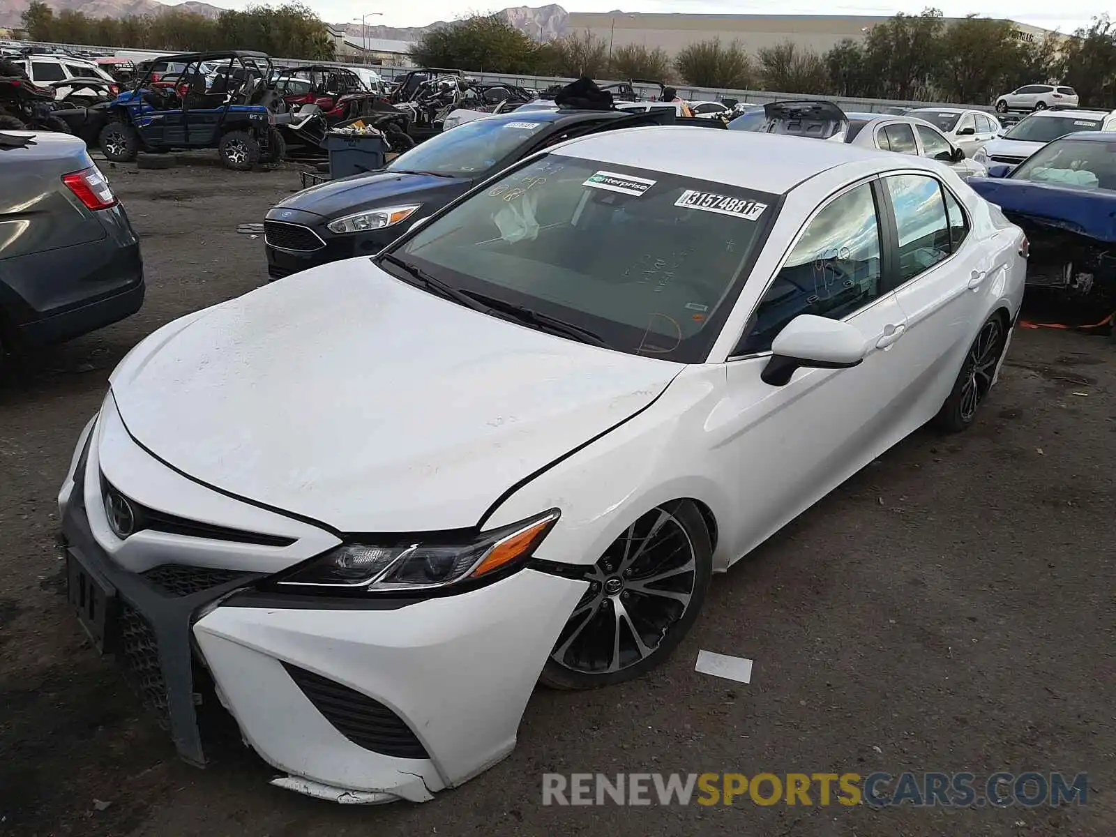 2 Photograph of a damaged car 4T1G11AK7LU306557 TOYOTA CAMRY 2020