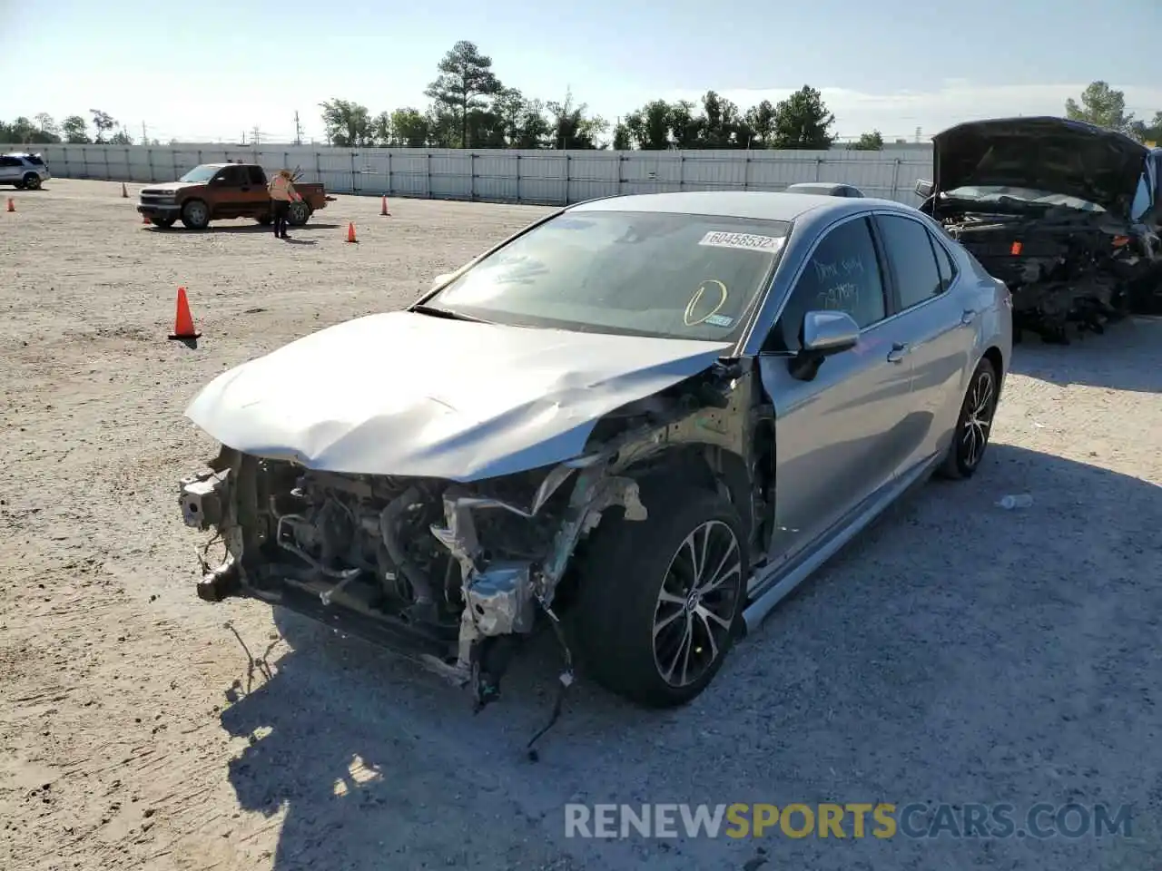 2 Photograph of a damaged car 4T1G11AK7LU307644 TOYOTA CAMRY 2020