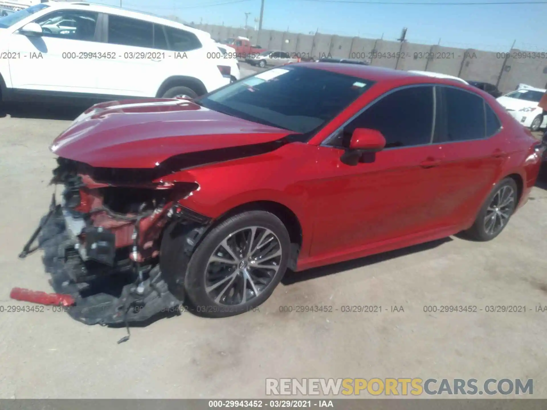 2 Photograph of a damaged car 4T1G11AK7LU307725 TOYOTA CAMRY 2020