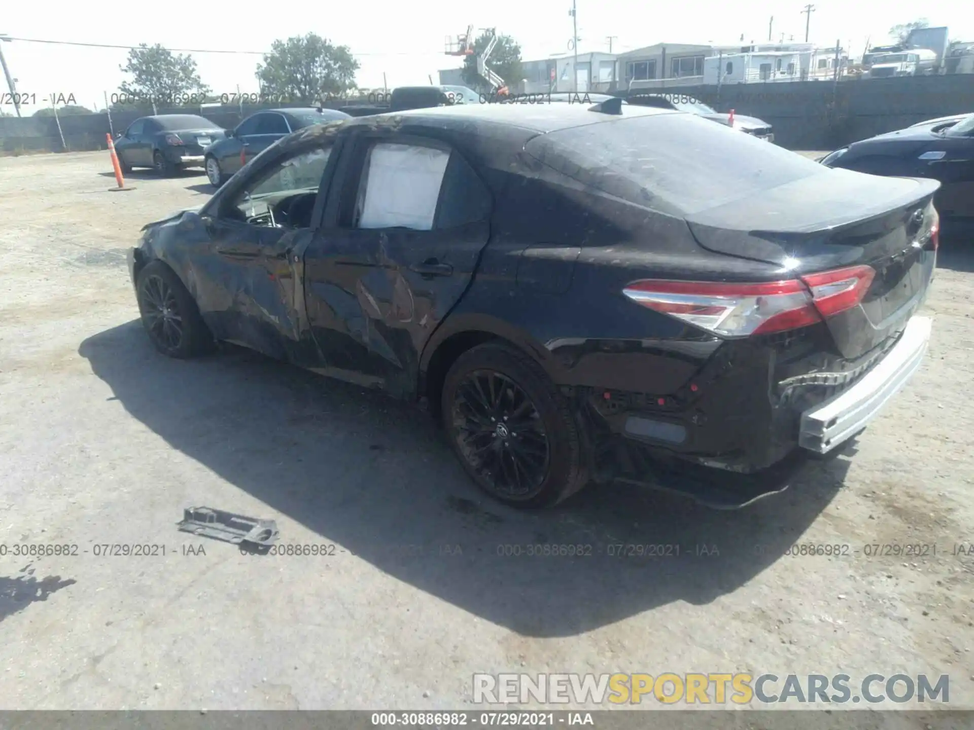 3 Photograph of a damaged car 4T1G11AK7LU310088 TOYOTA CAMRY 2020