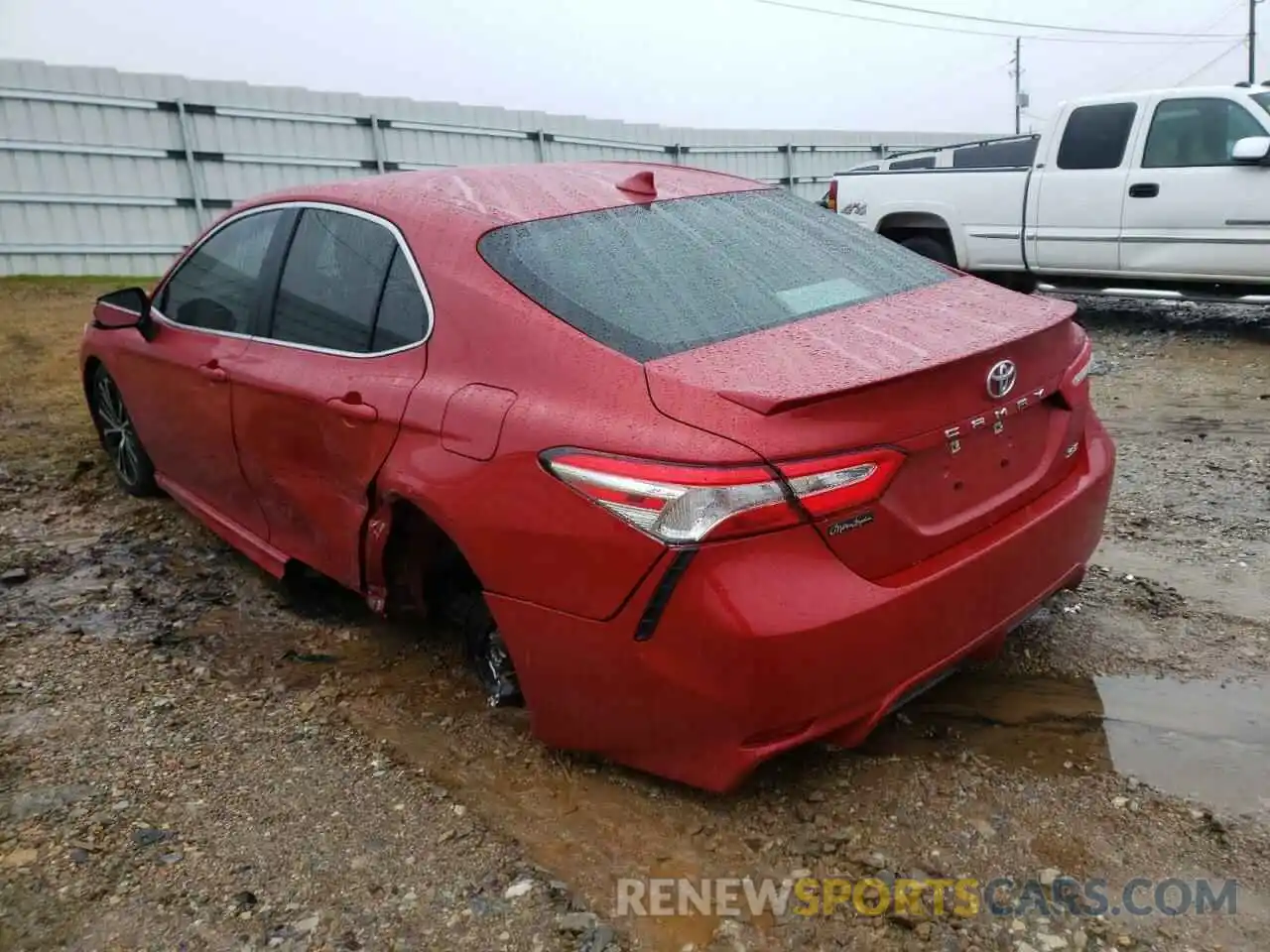 3 Photograph of a damaged car 4T1G11AK7LU312424 TOYOTA CAMRY 2020