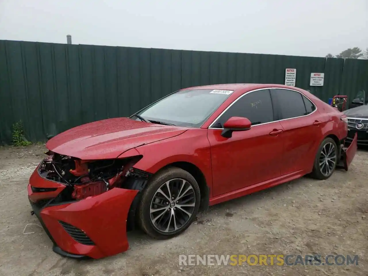 2 Photograph of a damaged car 4T1G11AK7LU314724 TOYOTA CAMRY 2020