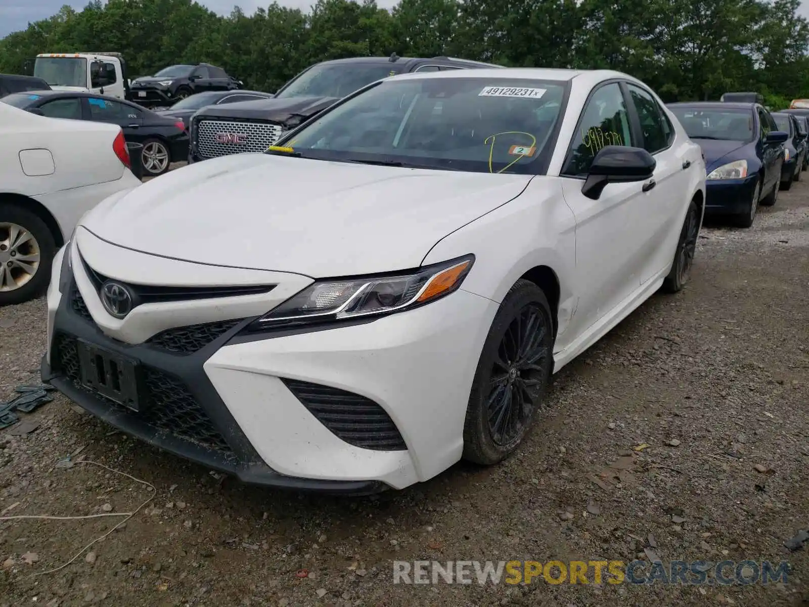 2 Photograph of a damaged car 4T1G11AK7LU317154 TOYOTA CAMRY 2020