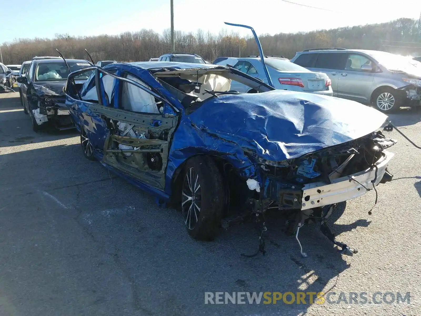 1 Photograph of a damaged car 4T1G11AK7LU317946 TOYOTA CAMRY 2020