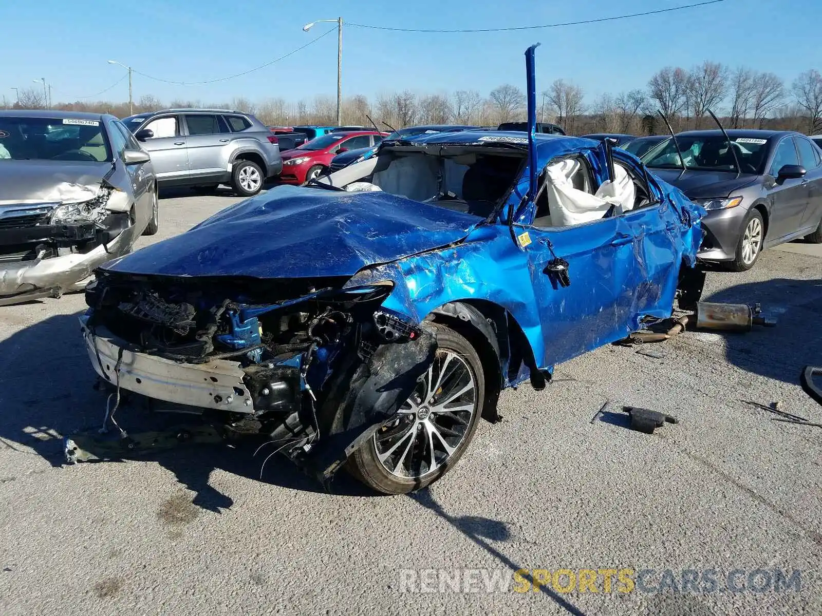 2 Photograph of a damaged car 4T1G11AK7LU317946 TOYOTA CAMRY 2020