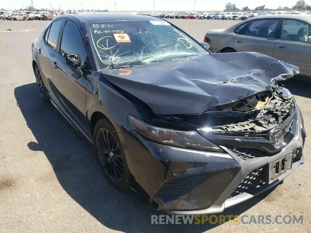 1 Photograph of a damaged car 4T1G11AK7LU318322 TOYOTA CAMRY 2020