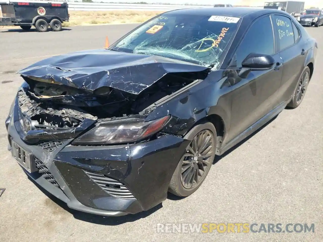 2 Photograph of a damaged car 4T1G11AK7LU318322 TOYOTA CAMRY 2020